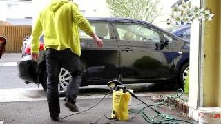 Máy rửa xe gia đình Karcher K2 Basic - máy phun xịt rửa mini giá rẻ. LH: 0909 115 704 - 0986 954 423