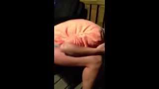 Girl farts while puking