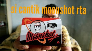Unboxing + review = moonshot rta by sigelei (build+wick) (review indonesia)