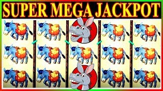 ✨ SUPER MEGA JACKPOT ✨ DONKEYS TO THE RESCUE HIGH LIMIT SLOT MACHINE ✨