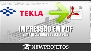 Tekla to 3D PDF - Gerar pdf 3D de modelos do Tekla Structures