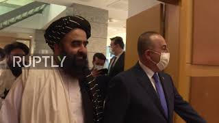 Turkey: Taliban officials meet with FM Cavusoglu in Ankara