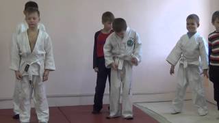 31.10.15. Открытое занятие по дзюдо: разминка. Сentre Judo Kids. Feodosiya