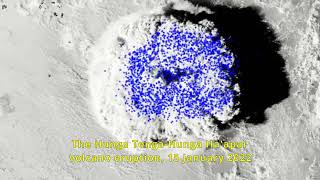 The most intense lightning ever recorded was produced by the Hunga eruption