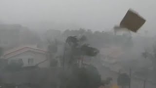 Super typhoon Surigae (Bising) hits the coast of the Philippines! People are praying in fear!