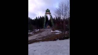 Роняем Контейнер весом 155 т.