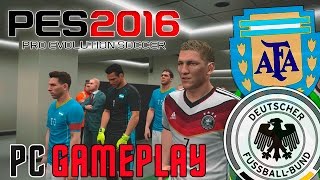 PES 2016 | Alemania vs Argentina: ¿Revancha? | PC Gameplay