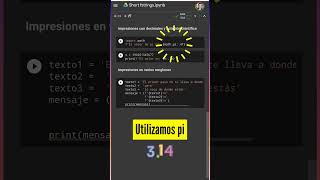 ️ Imprimir con f-string, variables, decimales y notación científica con decimales | Python | Shorts