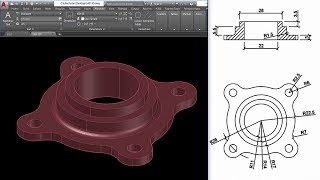 AutoCAD Mechanical Modeling and Visualization  Part-1