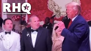 Trump Makes Speech At Wedding -- Makes It All About Himself