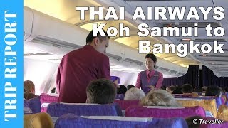 Thai Airways Economy Class flight to Bangkok - Boeing 737 flight Trip Report