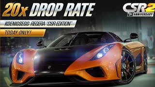 CSR Racing 2 Koenigsegg Regera CSR Edition 20x DROP RATE