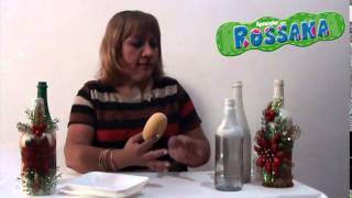 Aprender con Rossana TV: Decoración para botellas de vidrio
