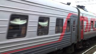 Электровоз ЭП1-191 со скорым поездом Мурманск-Москва