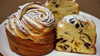 КРУЖЕВНОЙ ПАСХАЛЬНЫЙ КУЛИЧ "КРАФФИН" (ПРОСТО ПОТРЯСАЮЩИЙ РЕЦЕПТ!) ☆ Easter Cake Cruffin ☆ Марьяна