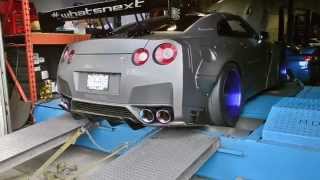 Insane noise! Doczilla's Liberty Walk GT-R R35 on dyno with Armytrix Performance Variable Exhaust