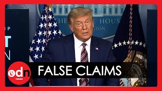 Delayed Results: Donald Trump makes False Claims about Pfizer Vaccine and Election