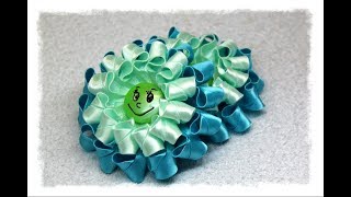 ВЕСЕННИЕ БАНТИКИ ИЗ АТЛАСНОЙ ЛЕНТЫ МК / DIY THE SPRING BOWS OF SATIN RIBBON
