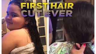 4 year olds first hair cut over 20 inches