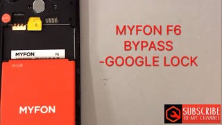 MYPHONE F6 frp bypass v8.1.0 google account