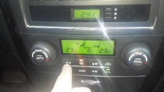 программирование кондиционера Kia Sorento BL