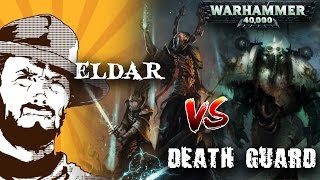 Репорт | Warhammer 40k | Eldar VS Death Guard | 750 pts