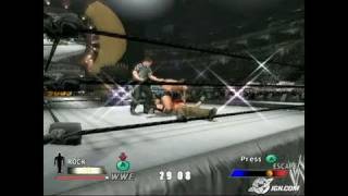 WWE Day of Reckoning GameCube Gameplay - The Rock delivers