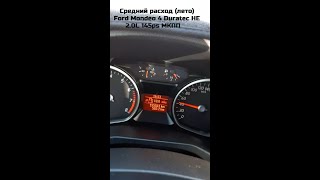 Средний расход топлива Ford Mondeo 4 Duratec HE 2.0L 145ps