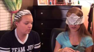 BLINDFOLDED MAKEUP CHALLENGE