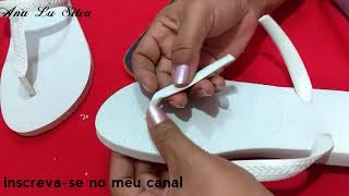 Cortando a tira dá havaiana