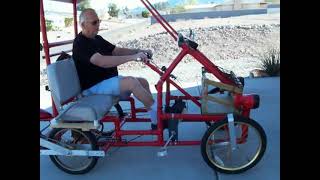 American Speedster PVC 4 wheel bicycle