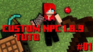 Minecraft | Mods Custom NPC 1.8.9 Tuto: Créer l'apparence du pnj - #01