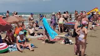 Анапа. Погода. 6.07.2018 УЖАС НА Центральный Пляж возле реки Анапака