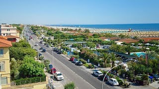 Marina di Pietrasanta seaside resort in Tuscany 4K