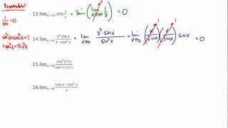 Limits Review 1 05 (#13-16)
