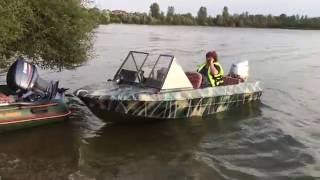 Лодка Крым Honda 50 vs. Kolibri RIB Yamaha 40