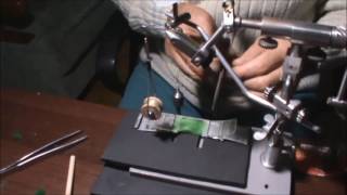 Изготовление синели.  Manufacture of chenille.
