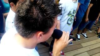 Alem at the dance party