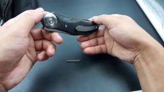 Knife Shirogorov dark flipper China.