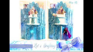 Как сделать замок для Эльзы из Холодного сердца - How to make a castle for Elsa from Frozen