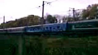 Электровоз ЧС200-006 с поездом №055 (СПб → Москва)