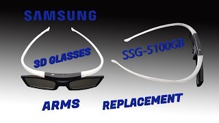 Samsung 3D Active Glasses SSG-5100GB Arms Replacement