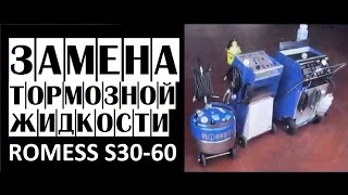 ? Приспособление для замены тормозной жидкости Romess S30-60/S30-60DUO | Установка/оборудование
