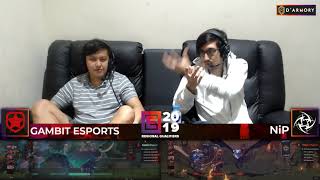 Gambit Esports vs NiP Game 2 (Bo3) | Epicenter Major 2019