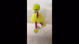 Marionetta mini struzzo