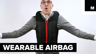 Wearable airbag vest