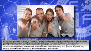 Fcoo03 Insercion Laboral Sensibilizacion Medioambiental Y En - Cursos Online