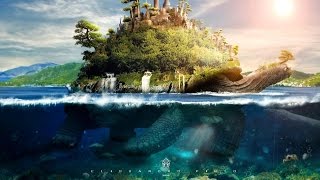 Tutorial  Photoshop   Underwater Turtle Island
