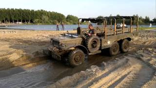 Dodge wc 63 (6x6 with winch) playing in Almere Dutch