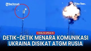 ATGM Rusia Tabrak Infrastruktur Ukraina, Sebuah Menara di Desa Opytnoe